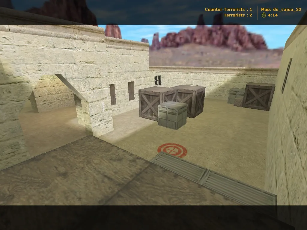 Скриншот  Карта de_sajou_32 для CS 1.6 - детальный обзор и тактики