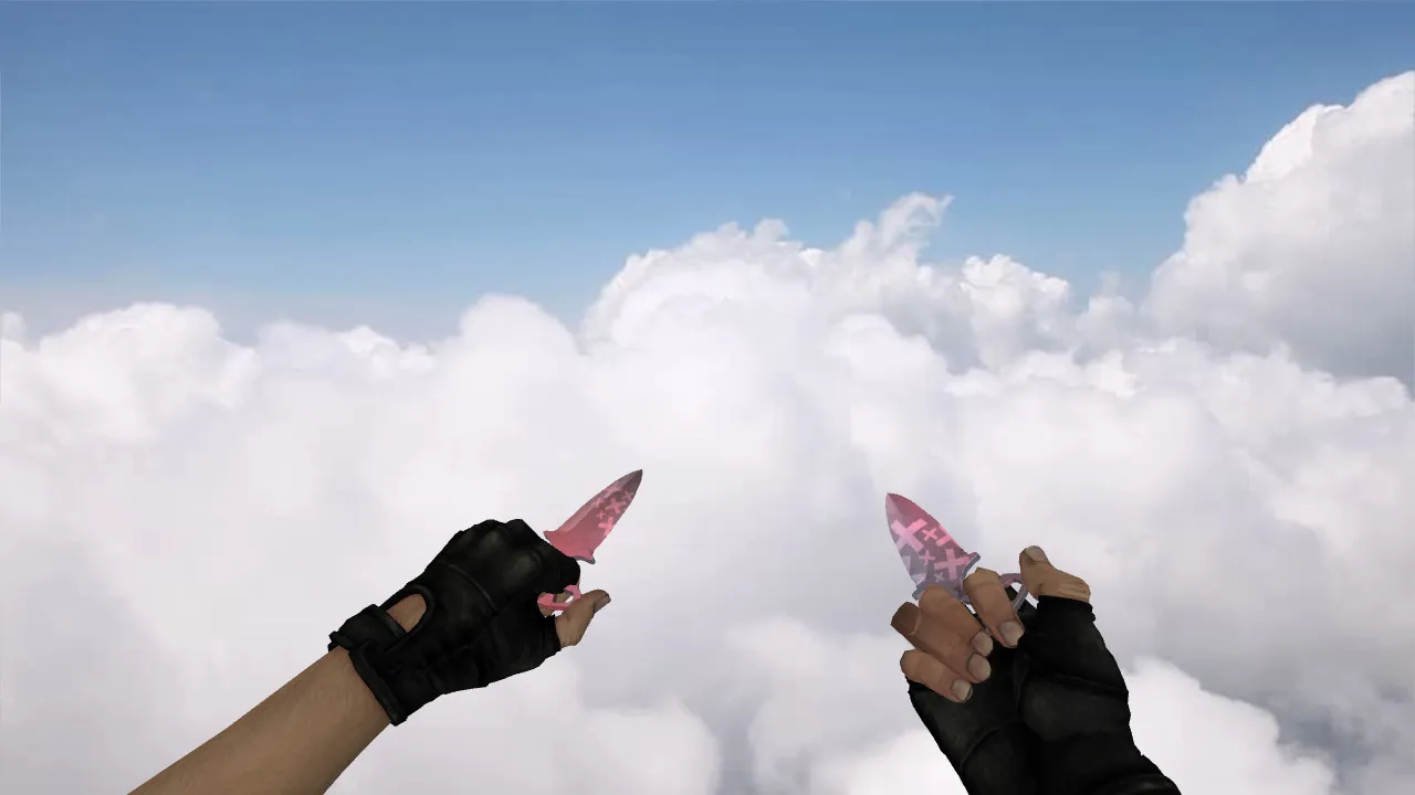 Скриншот Shadow Daggers Secret — модель ножей v_ и p_ для CS 1.6: звуки, анимация осмотра, текстуры и баланс в игре