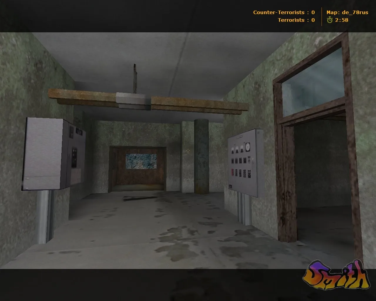 Скриншот  de_78rus для CS 1.6: тактика за Т и КТ, точки, маршруты, .nav для ботов и оптимизация