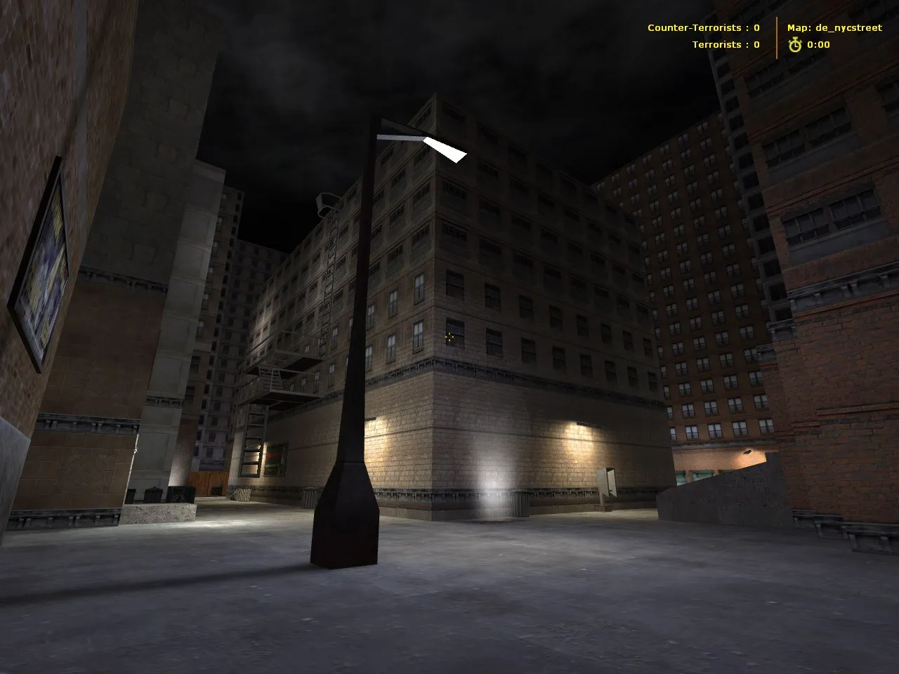 Скриншот  Карта de_nycstreet для CS 1.6 - Технические детали и тактики