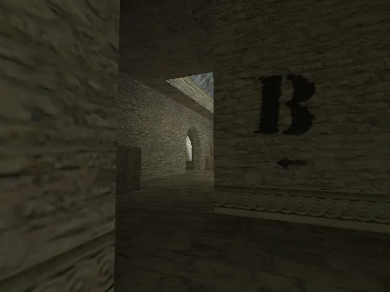 Скриншот  de_azoic — карта для CS 1.6: точки, баланс сторон, .nav для ботов, оптимизация wpoly/epoly