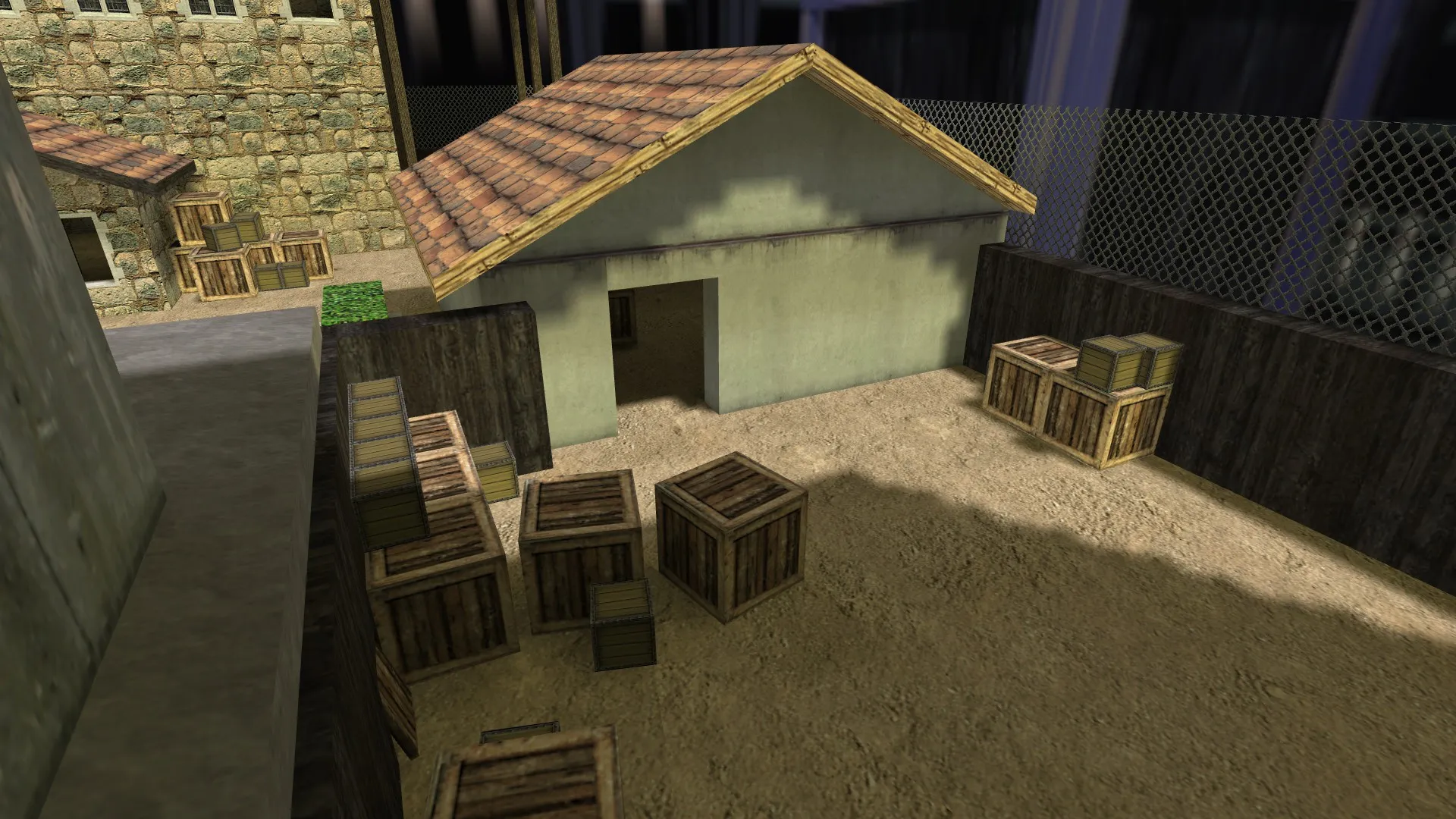 Скриншот  Карта de_cherokee для CS 1.6: баланс сторон, точки, .nav, оптимизация wpoly/epoly