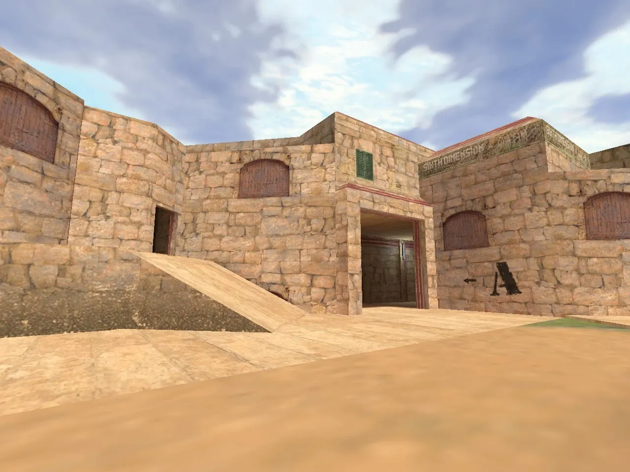 Скриншот  Карта de_fallow для CS 1.6: тактика за CT/T, точки, маршруты, .nav и оптимизация