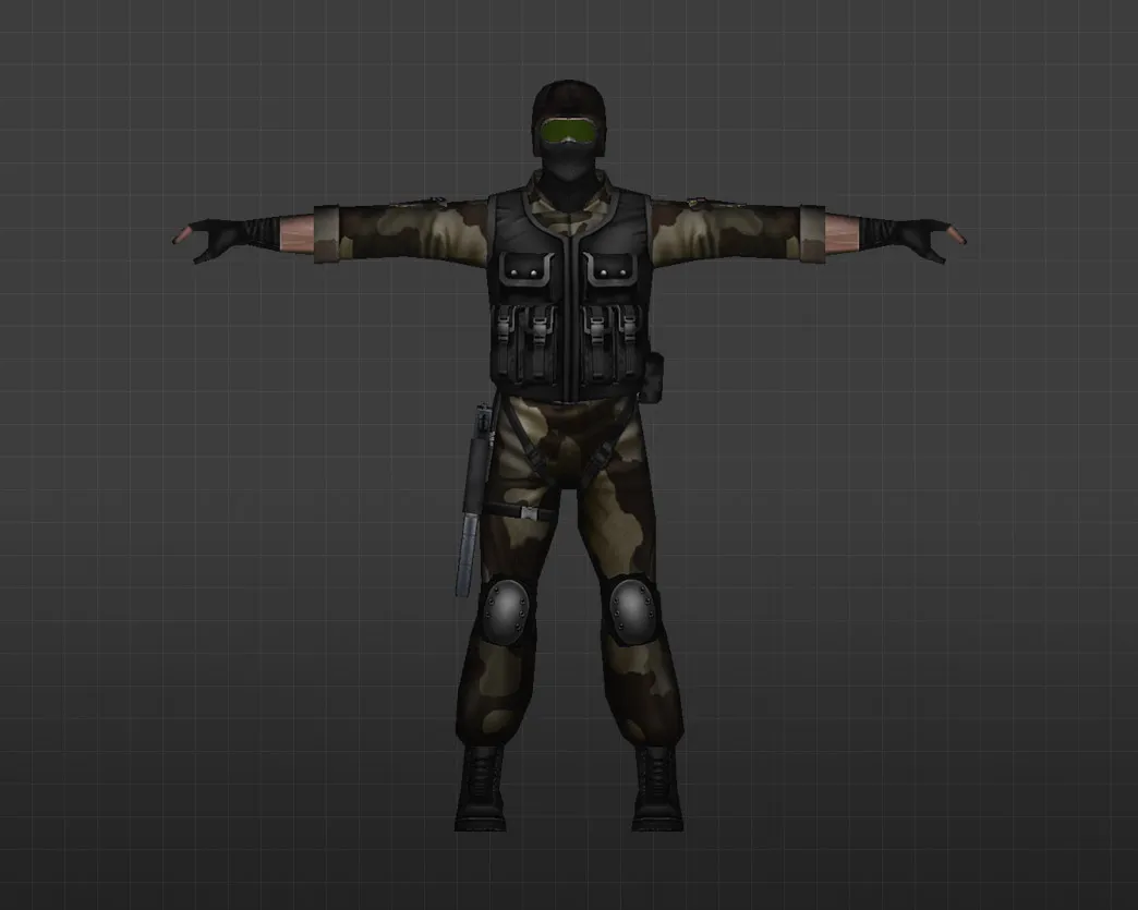 Скриншот Модель «Американские солдаты» для CS 1.6 - Уникальные скины и высокое качество