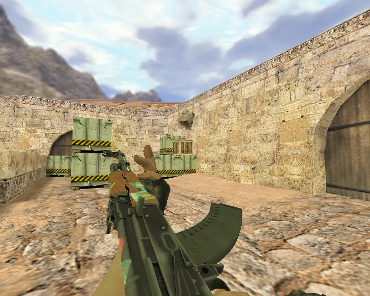 Скриншот Модель «АК-47 Путешественник» для CS 1.6 - Уникальные детали