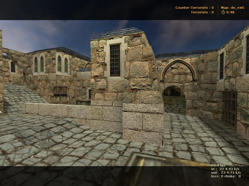 Скриншот  Карта de_nwk для CS 1.6: Тактика и Оптимизация