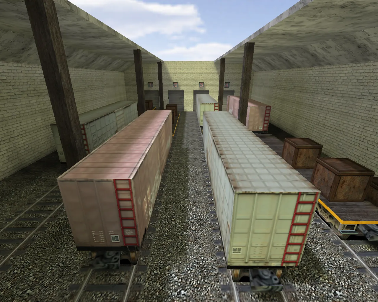 Скриншот  Карта awp_train для CS 1.6: точки под AWP, баланс сторон, .nav, оптимизация и советы по настройке