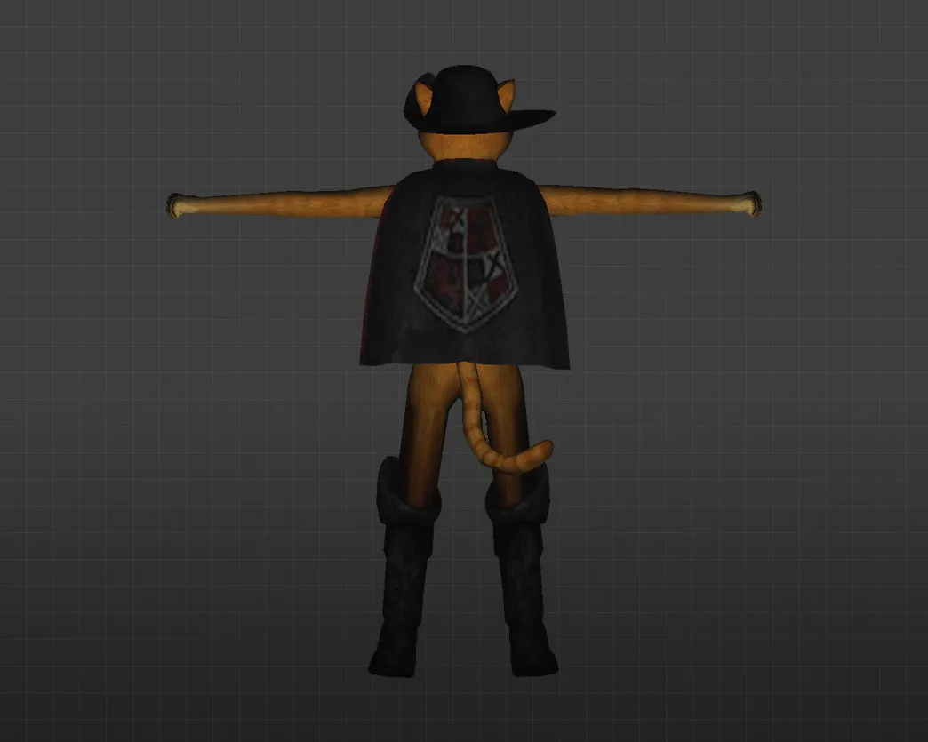 Скриншот Модель «Кот в сапогах» для CS 1.6 – уникальный скин для вашего персонажа