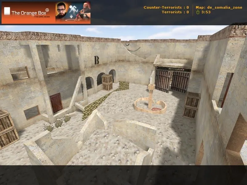 Скриншот Карта de_somalia_zone для CS 1.6 - Тактические преимущества и особенности