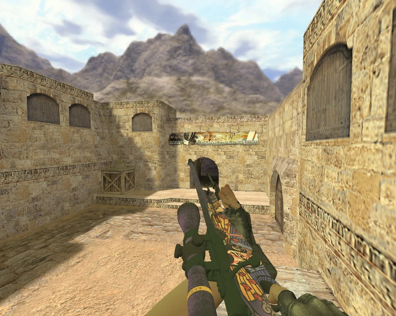 Скриншот Модель «AWP Oni Taiji» для CS 1.6 - Высокое качество и точность