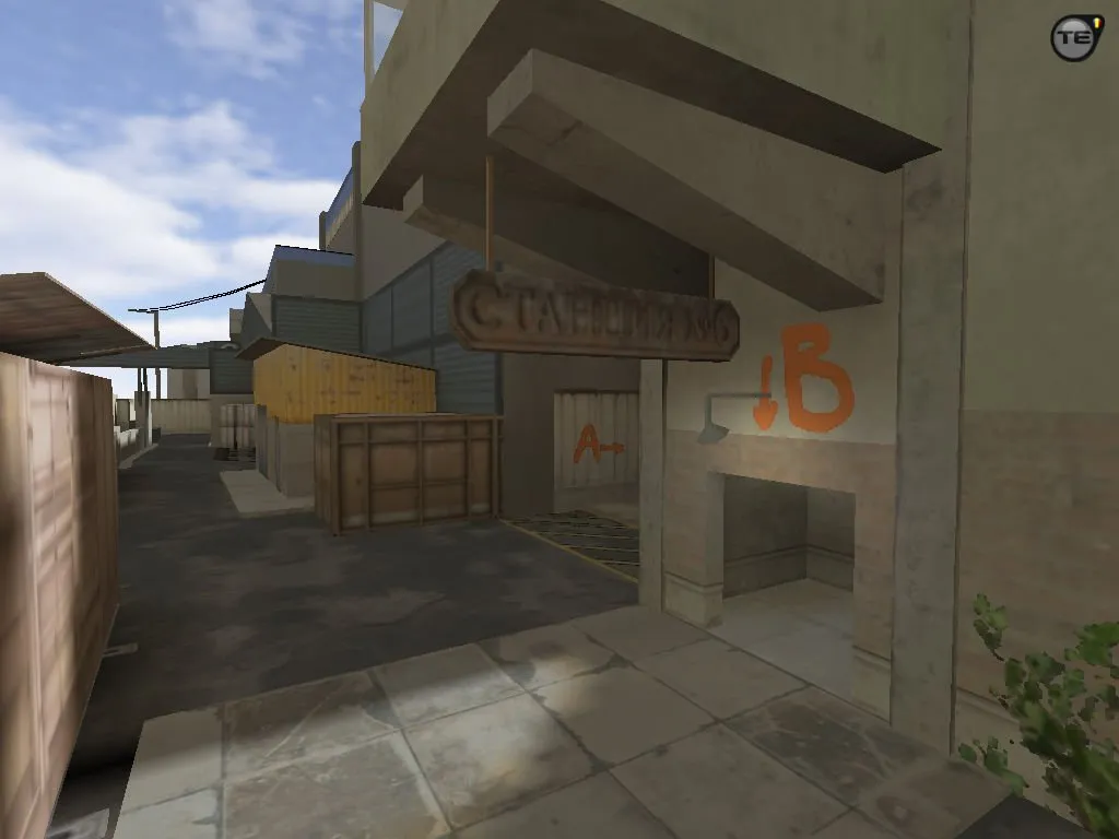 Скриншот  css_train_go — DE карта для CS 1.6: точки, раунды, .nav для ботов, оптимизация wpoly/epoly