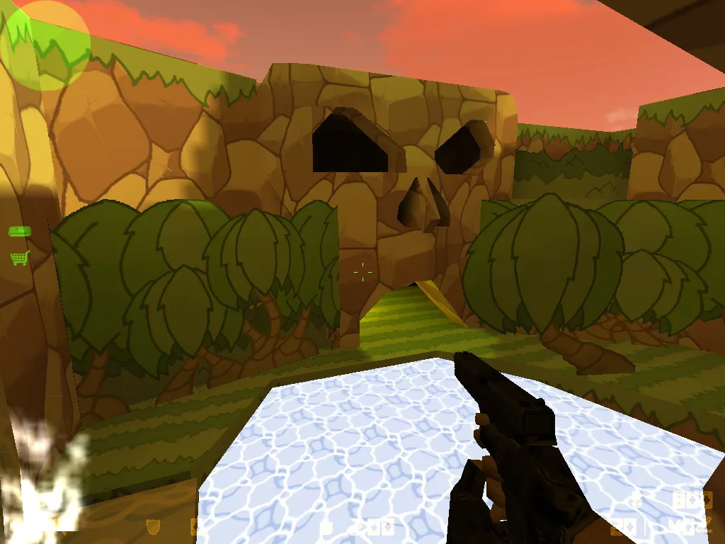 Скриншот  de_comicpirates — DE карта для CS 1.6: тактика за CT/T, точки, .nav, оптимизация и настройки