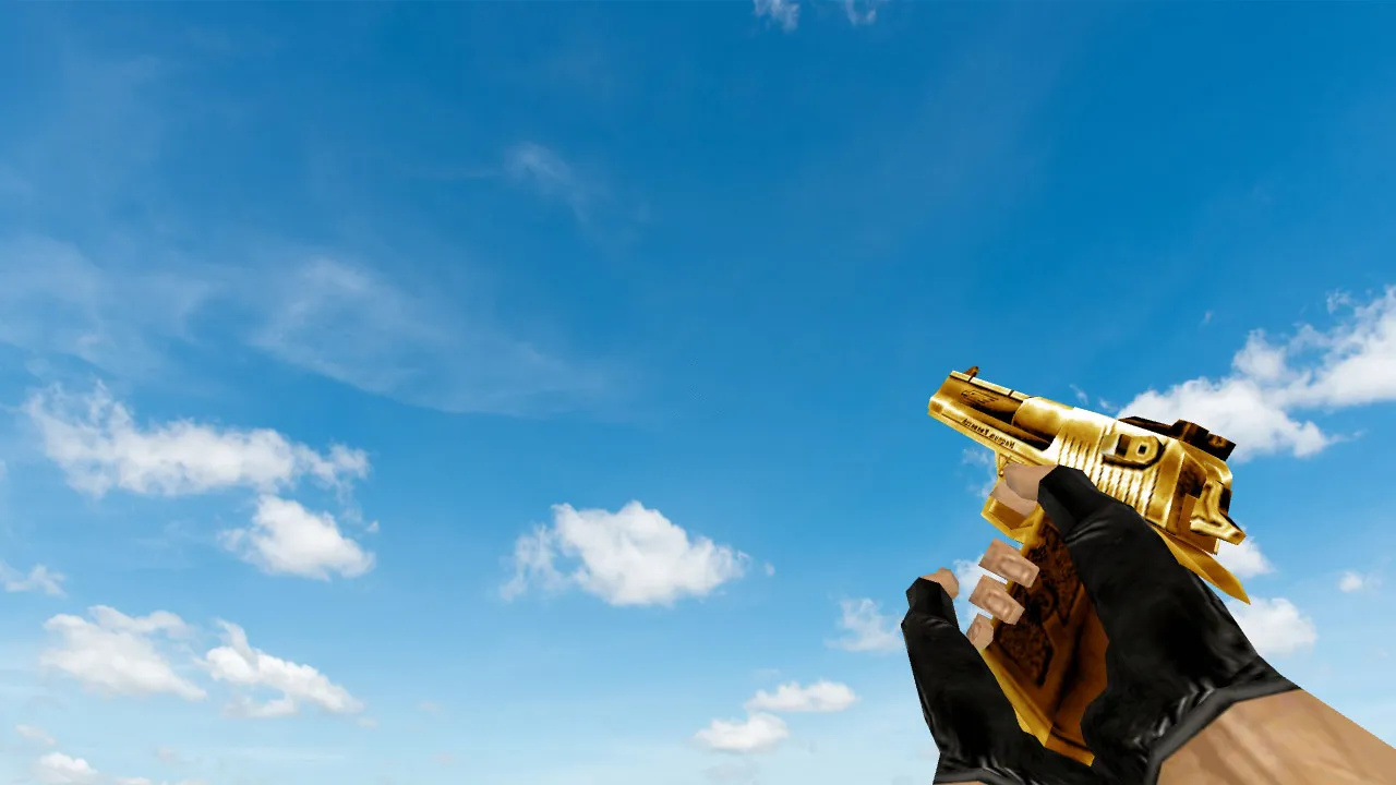 Скриншот Модель Default Deagle Gold для CS 1.6