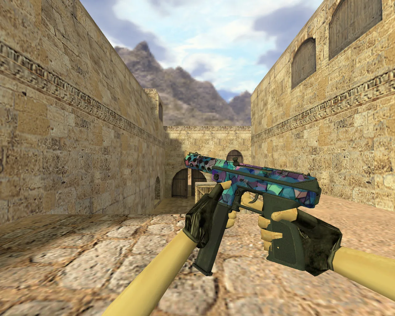 Скриншот Модель TEC-9 Кубикс для CS 1.6 - Уникальный Скин Оружия