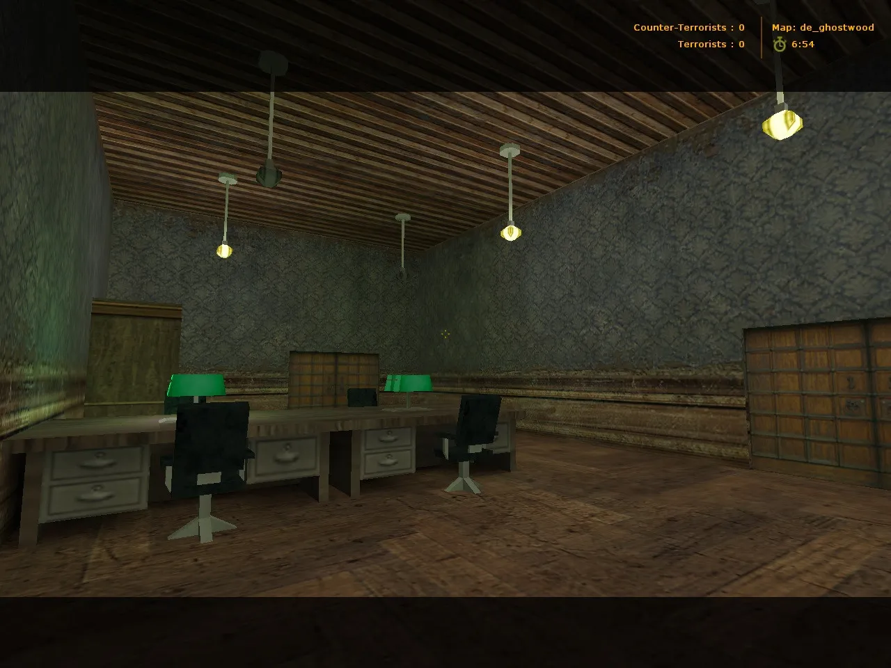 Скриншот  de_ghostwood для CS 1.6: обзор DE-карты, точки, маршруты и настройки ботов