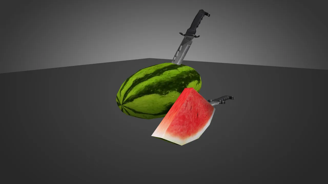 Скриншот Модель 'Watermelon' для CS 1.6 - Уникальный скин для игроков