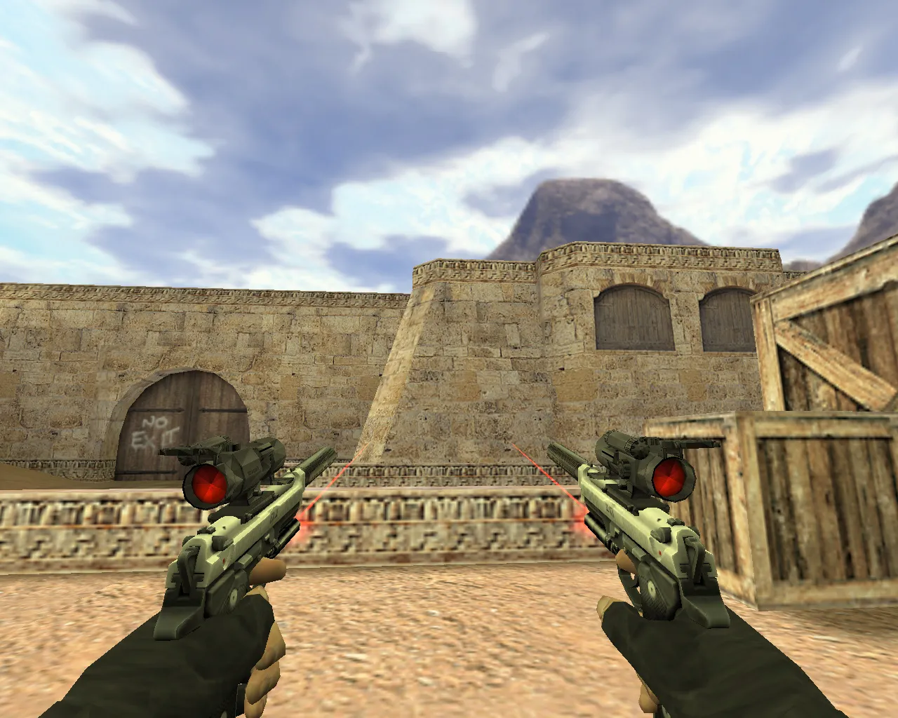 Скриншот Модель «Два тактических пистолета» для CS 1.6