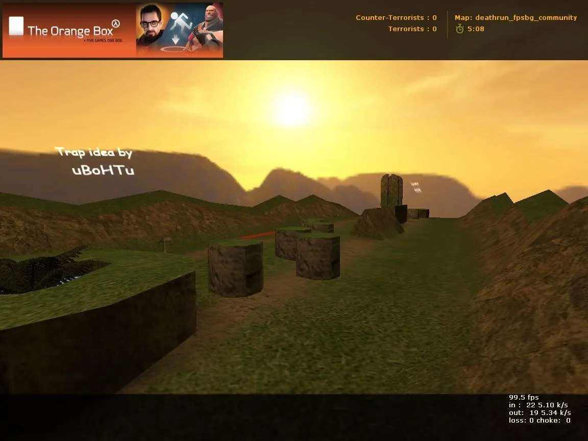 Скриншот Карта «deathrun_fpsbg_community» для CS 1.6