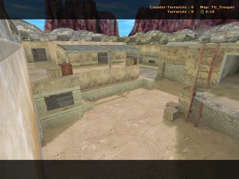 Скриншот  Карта to_trooper для Counter-Strike 1.6 - оптимизация и тактика