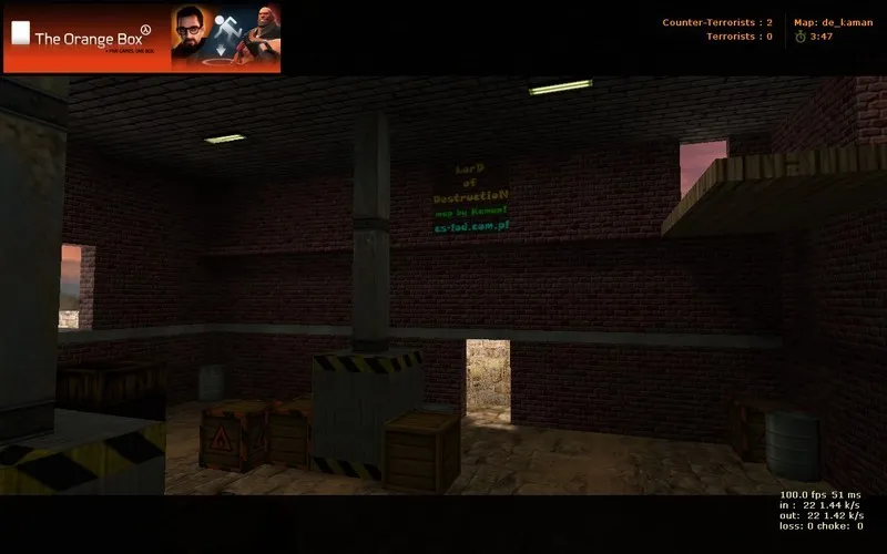 Скриншот  Карта de_kaman для CS 1.6 - Тактические возможности и баланс сторон