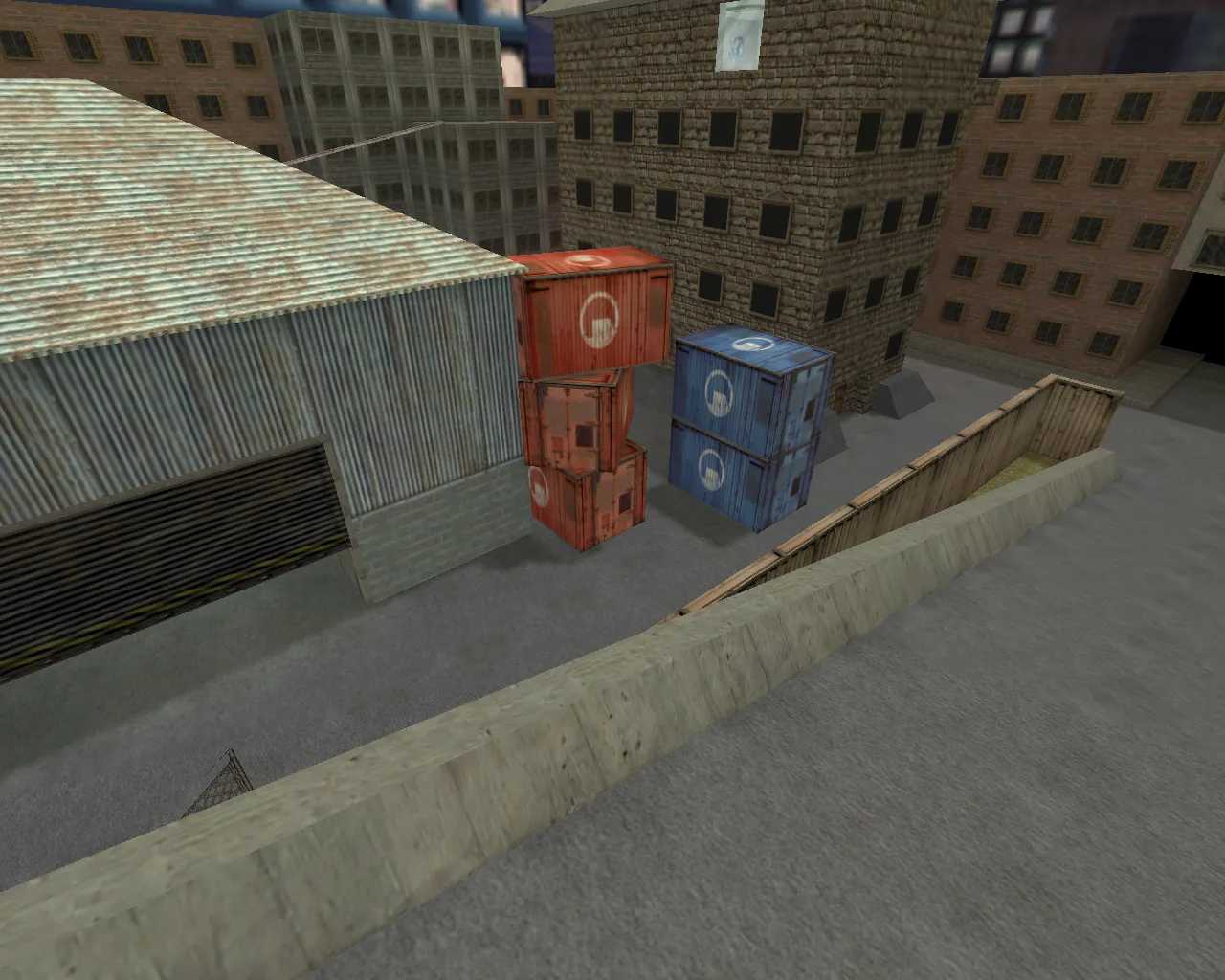 Скриншот  de_assault для CS 1.6: тактика за CT и T, точки, .nav для ботов, оптимизация карты