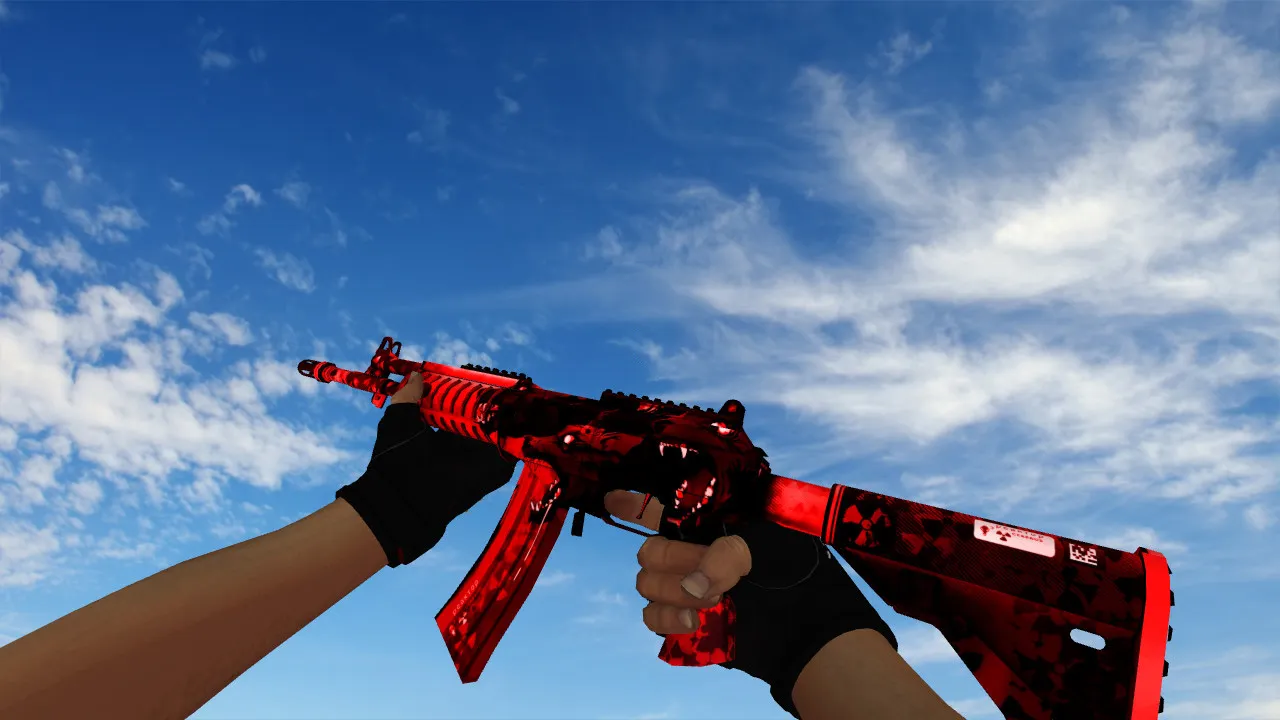 Скриншот  Пак моделей оружия из CS GO для CS 1.6: v_, p_, w_, звуки, анимация осмотра и качество текстур