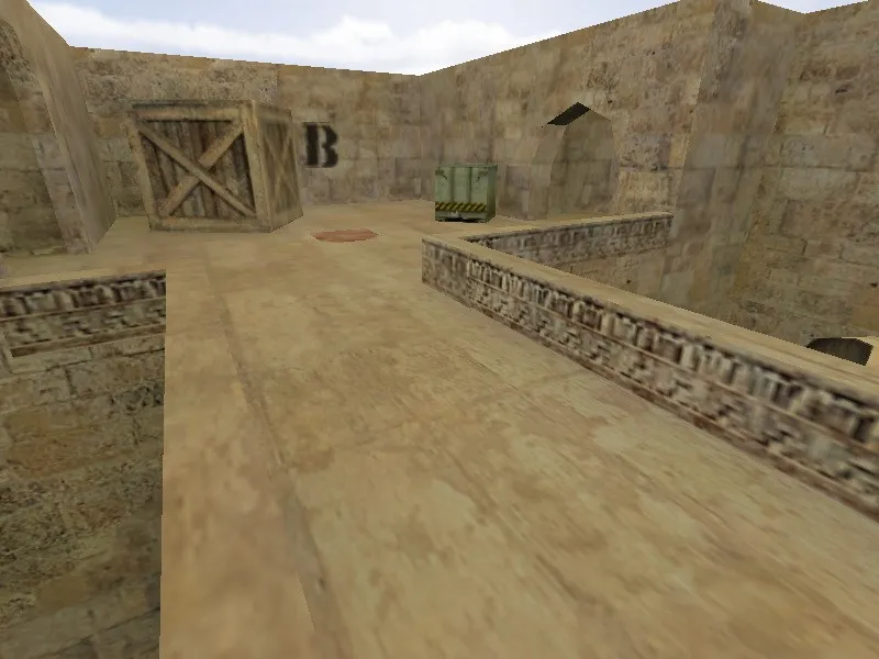 Скриншот  Карта de_riot для CS 1.6 - Тактический анализ и особенности