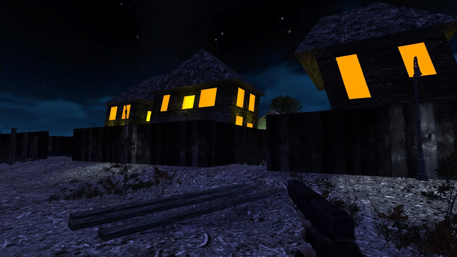 Скриншот  Карта de_halloween_night для CS 1.6: баланс сторон, точки, .nav для ботов, оптимизация wpoly/epoly