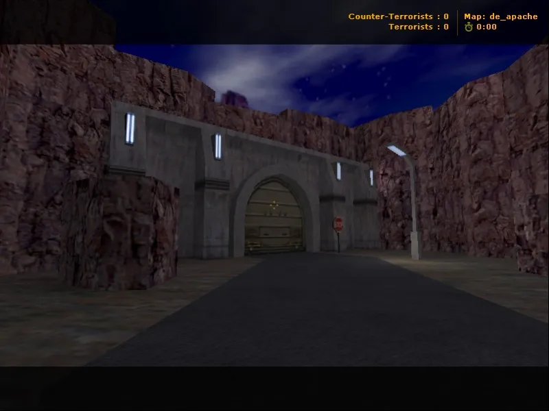 Скриншот  Карта de_apache для CS 1.6: точки, маршруты, .nav для ботов и оптимизация wpoly/epoly