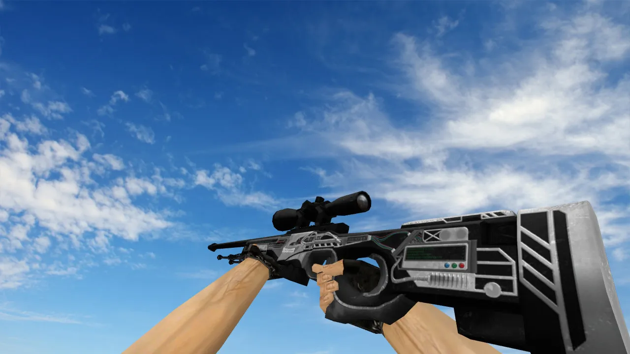 Скриншот Модель AWP «Скрытая угроза» для CS 1.6 - Скачать и установить