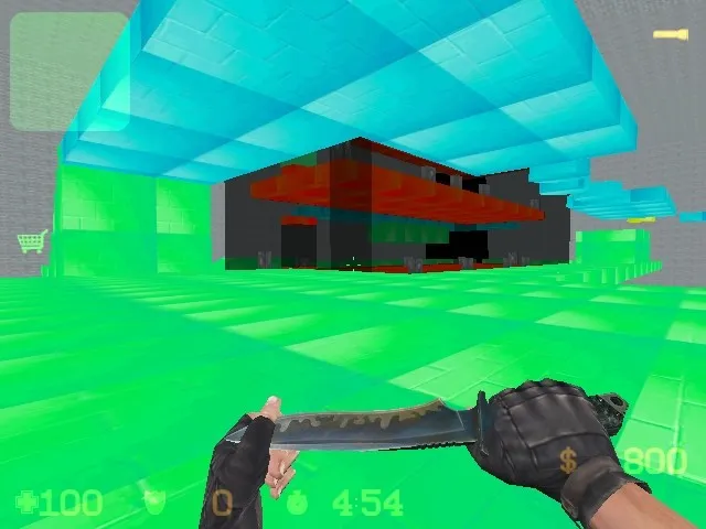 Скриншот  deathrun_impossible для CS 1.6: карта deathrun, точки, раунды и настройка ботов