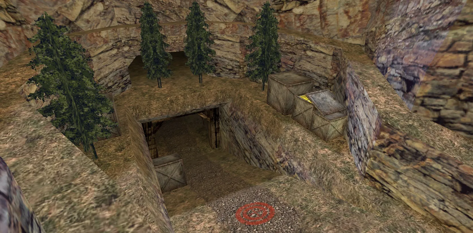 Скриншот  Карта de_meltdown для CS 1.6 - Стратегии и особенности