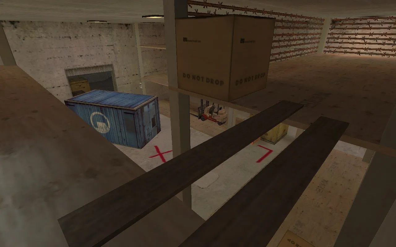 Скриншот  Карта de_shopping для CS 1.6 — подробное описание и тактика