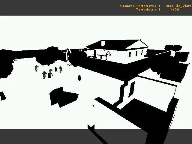 Скриншот  Карта de_white_and_black для CS 1.6 - Обзор и Тактики