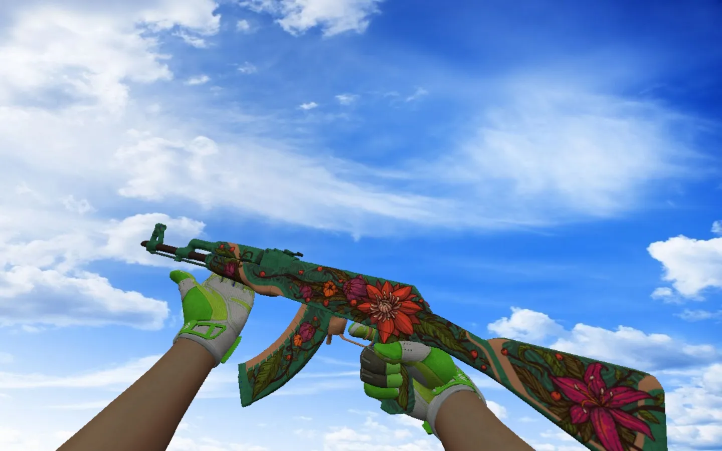 Скриншот Пак «Спортивные перчатки | Живая изгородь» для CS 1.6: оружейные скины, v_/p_/w_ модели, осмотр и звуки