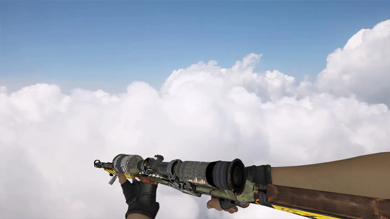 Скриншот Модель G3SG1 Savage для CS 1.6 – Уникальный скин для оружия