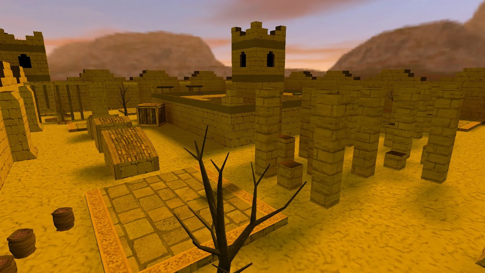 Скриншот  deathrun_stronghold_beta1 для CS 1.6: точки, ловушки, .nav и оптимизация карты