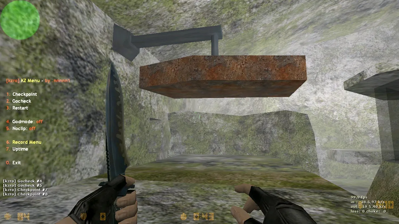 Скриншот  deathrun_absolute для CS 1.6: ловушки, тайминги и точки для CT/T без лагов