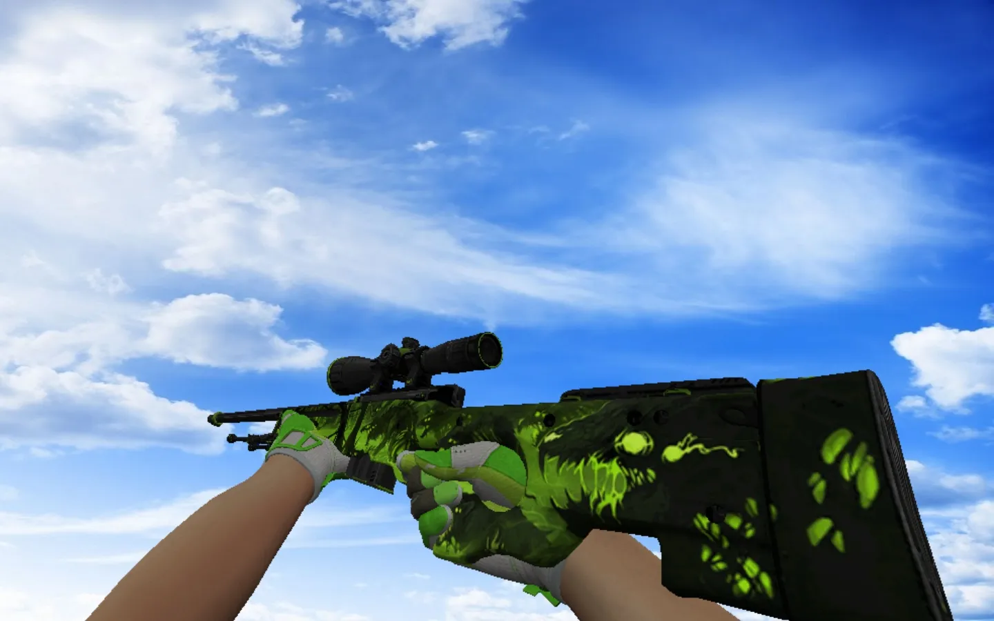 Скриншот Пак «Спортивные перчатки | Живая изгородь» для CS 1.6: оружейные скины, v_/p_/w_ модели, осмотр и звуки