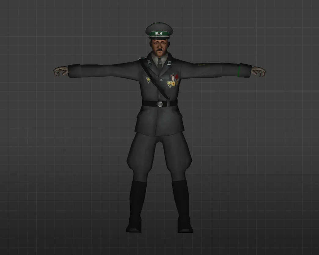 Скриншот Модель «Адольф Гитлер» для CS 1.6 - Реальные Скины