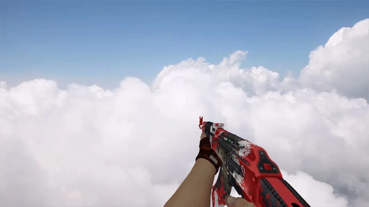 Скриншот Модель AK-47 «Roll Cage» v_ для CS 1.6: звуки, анимация осмотра, качество текстур и точная форма