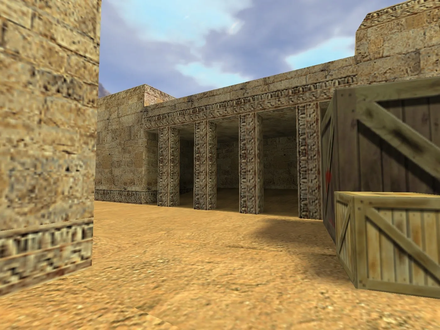 Скриншот  Карта «de_seno» для CS 1.6 - Тактические особенности и нюансы