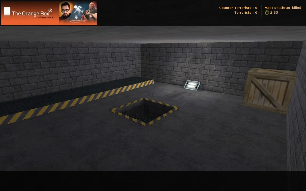 Скриншот  deathrun_killed для CS 1.6: карта Deathrun, точки заразы и защита террора/контров