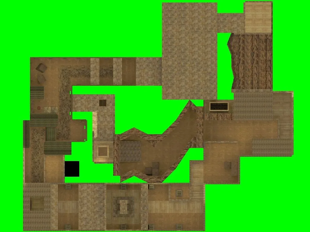 Скриншот de_egypt для CS 1.6: тактика за CT и T, точки, .nav для ботов, оптимизация wpoly/epoly