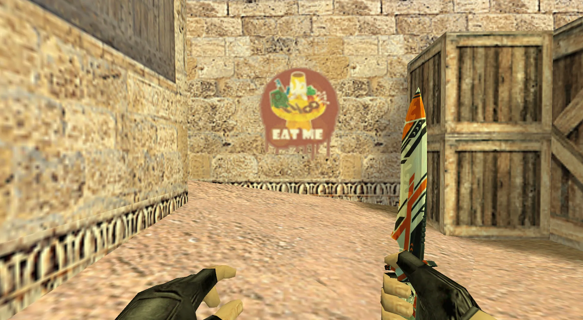 Скриншот Граффити «Хого» для CS 1.6 - Уникальные скины и стиль