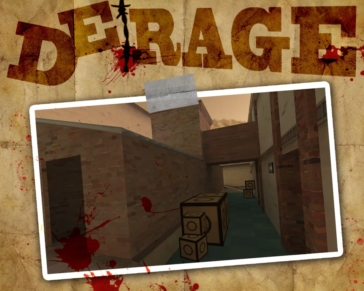 Скриншот Карта de_rage для CS 1.6: Тактические особенности и оптимизация