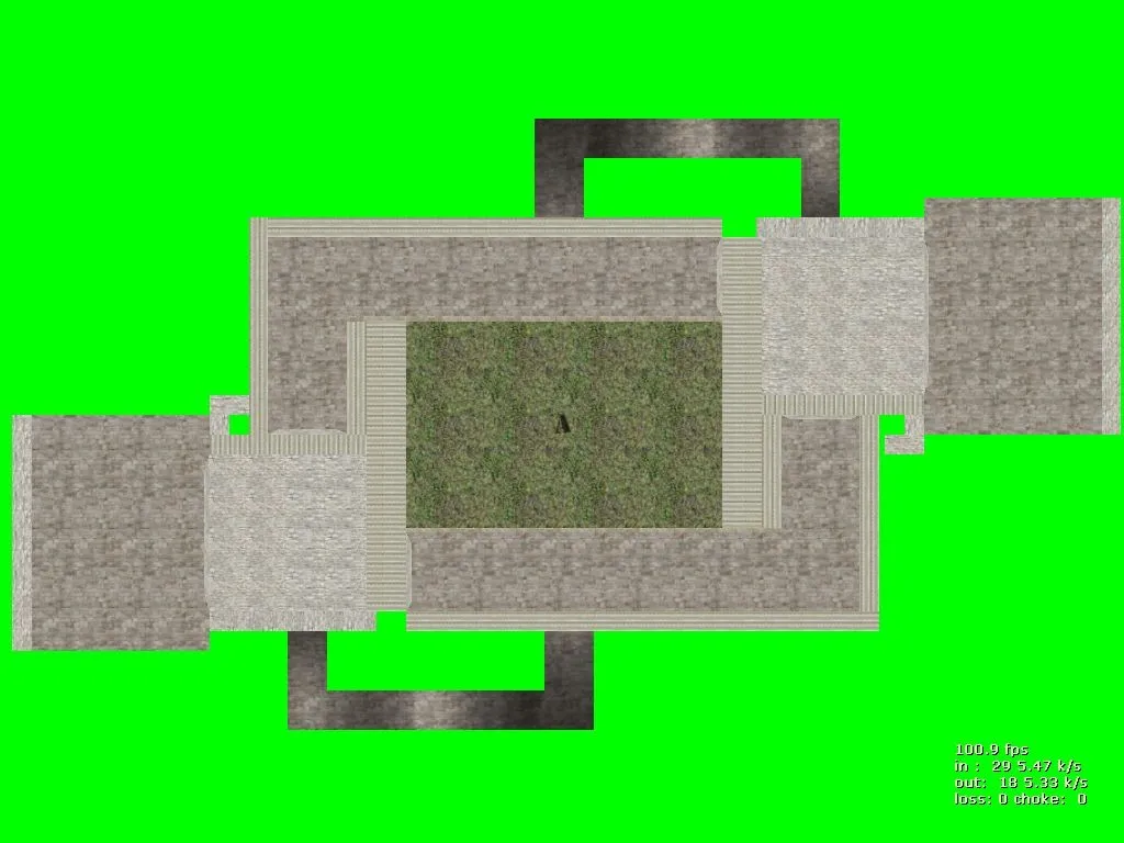 Скриншот  Карта de_aztec_sleek для CS 1.6: баланс сторон, точки, .nav, оптимизация wpoly/epoly