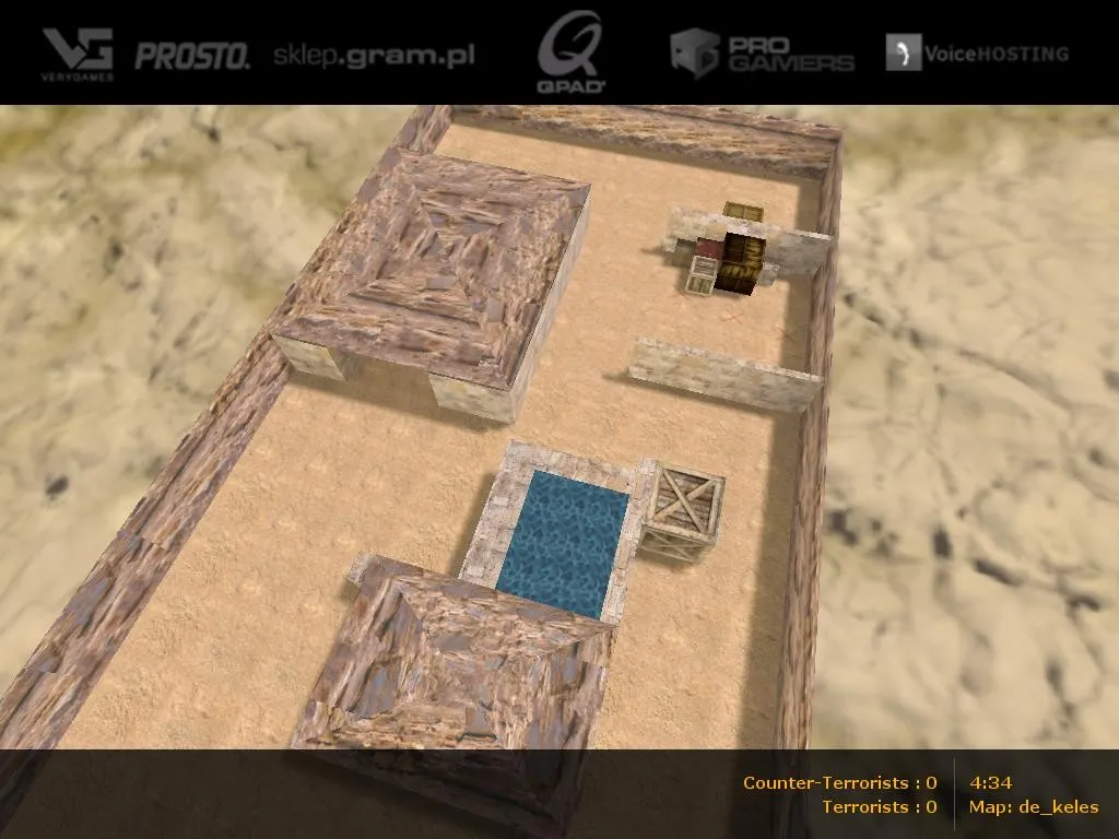Скриншот  Карта de_keles для CS 1.6 - Тактические особенности и оптимизация
