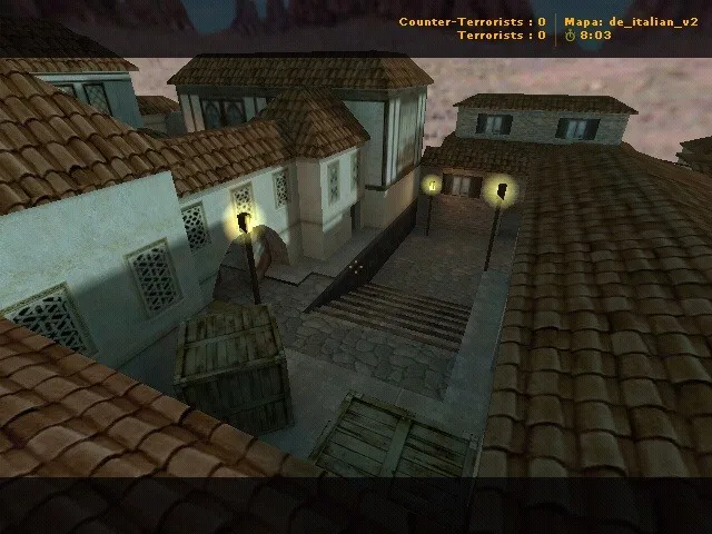 Скриншот  Карта de_italian_v2 для CS 1.6 - Баланс и тактика