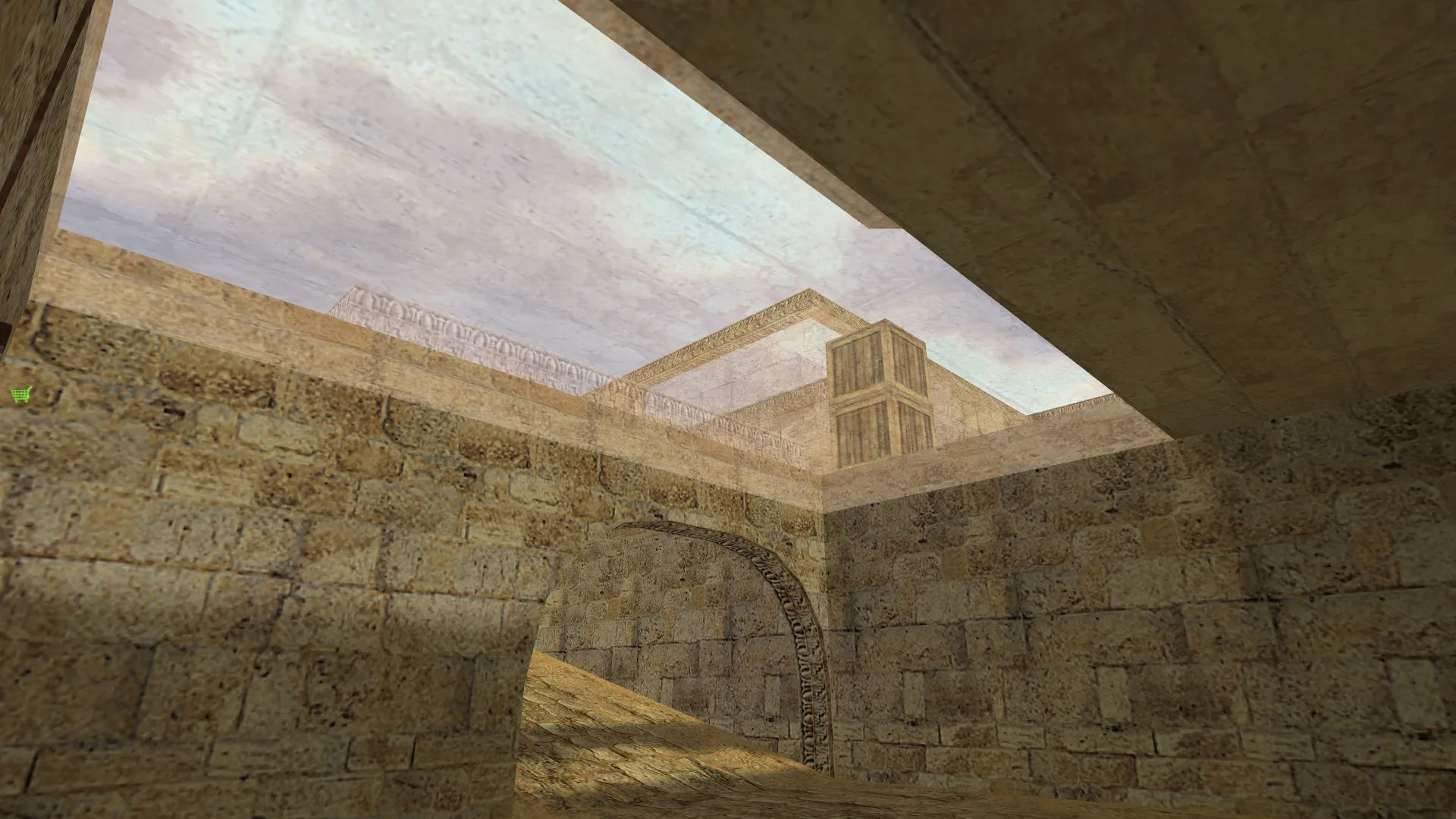 Скриншот  Карта de_dust2_wh для CS 1.6: баланс сторон, точки под контртерр и тактика для T, .nav и оптимизация